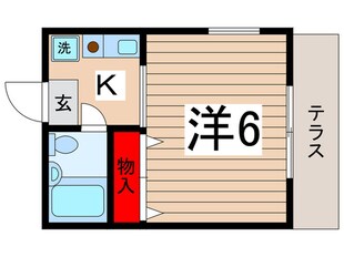 クリスタルハイツ６の物件間取画像